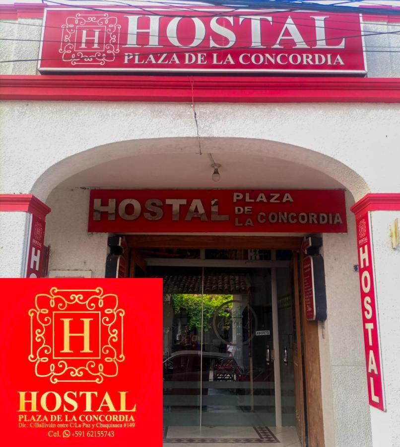 Hostal Plaza De La Concordia Hotel Santa Cruz de La Sierra Exterior foto