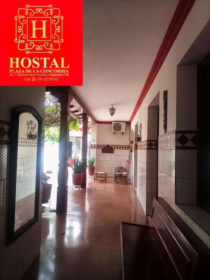 Hostal Plaza De La Concordia Hotel Santa Cruz de La Sierra Exterior foto